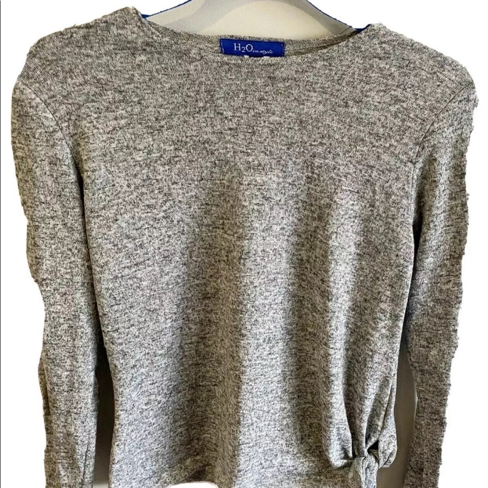 H2O | In Style Long Sleeve Knit Gray Sweater XS